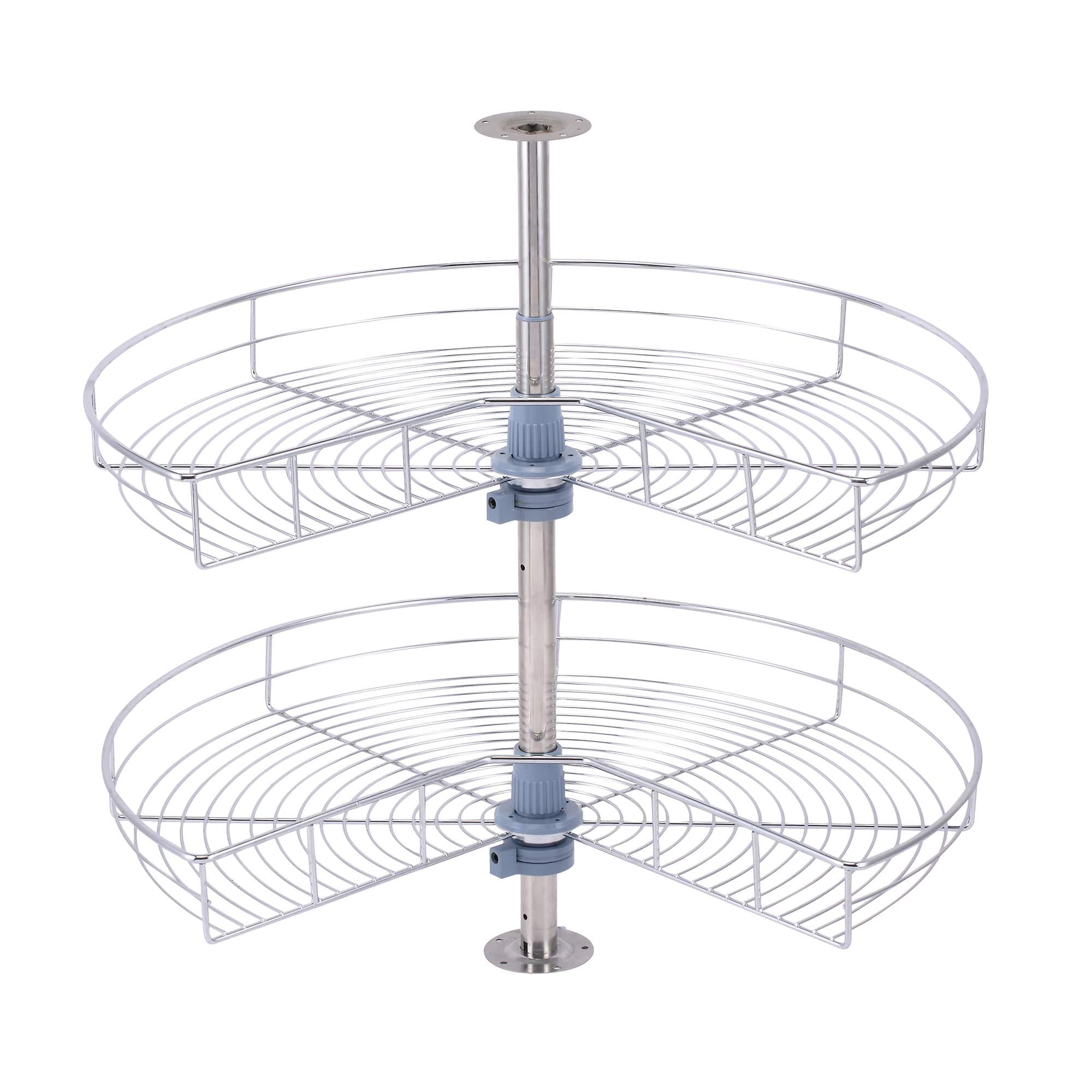Dowell Lazy Susan 28" Diameter 270 Degree Double Rack Stainless Steel